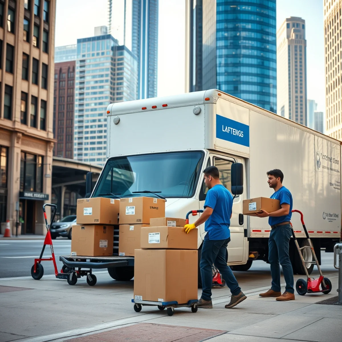 Melendez Moving crew working in Chicago, IL